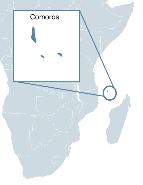 Comoros Map